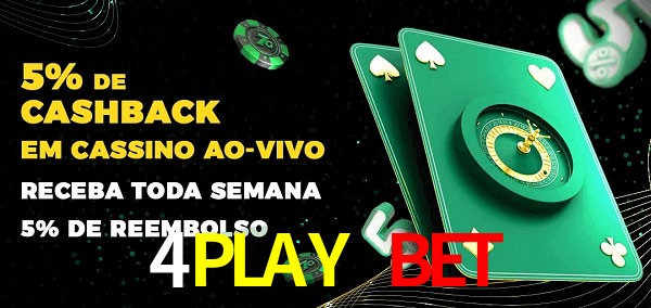 Promoções do cassino ao Vivo 4PLAY BET